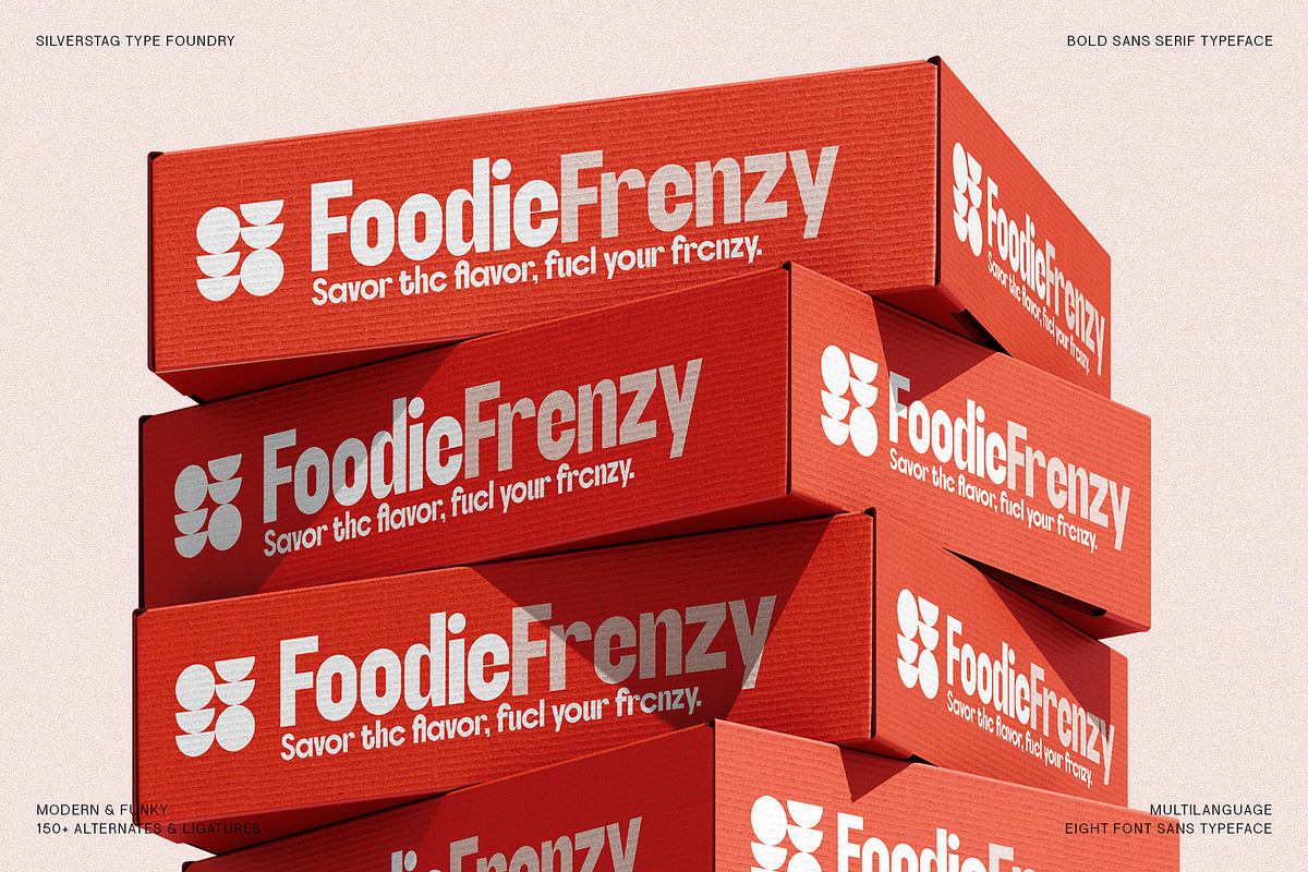 ROCKFALL - Bold Ligature Typeface, a Sans Serif Font by SilverStag Type Foundry (Photo 2 of 30)