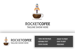 Rocket Cofee Logo