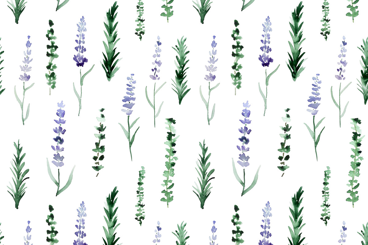 Lavender, rosemary, thyme, a Pattern Graphic by Anya-D (Photo 2 of 4)