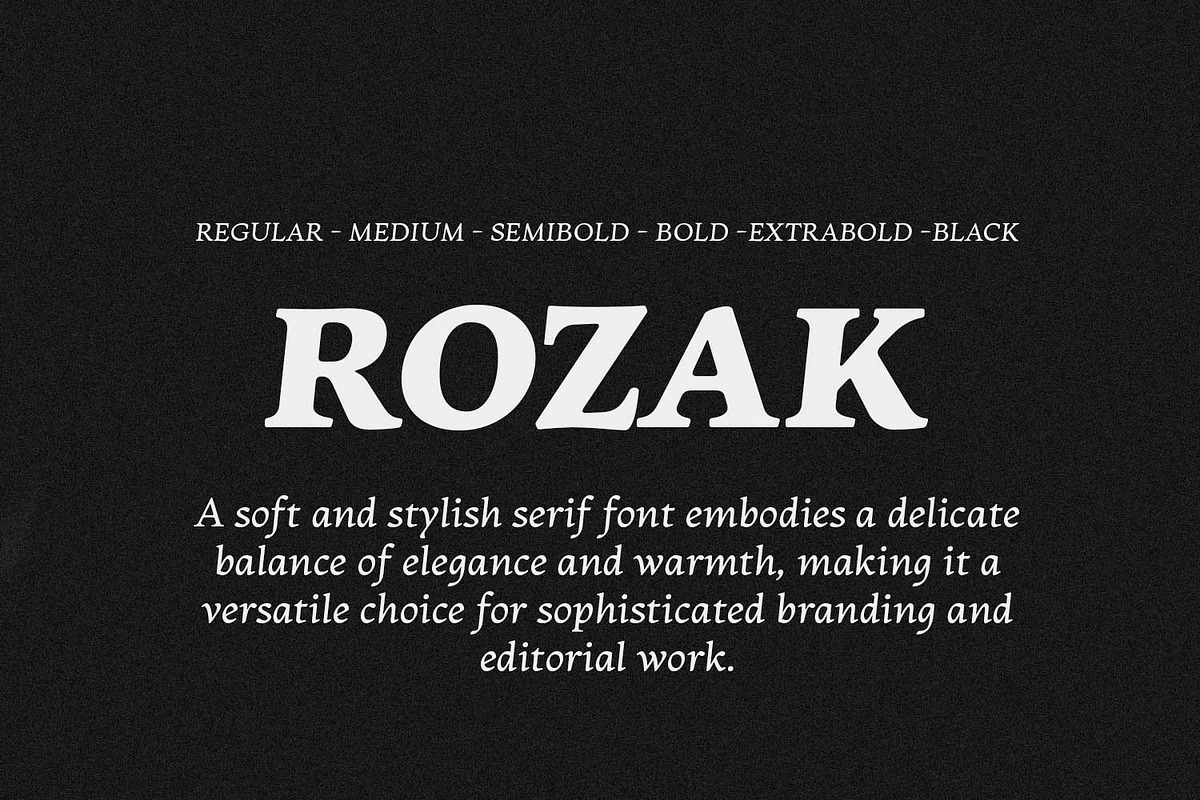 Rozak - Soft and Stylish Serif Font, a Serif Font by Ridha-38.lineart (Photo 2 of 16)