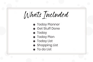 Printable Daily Planner Fillable