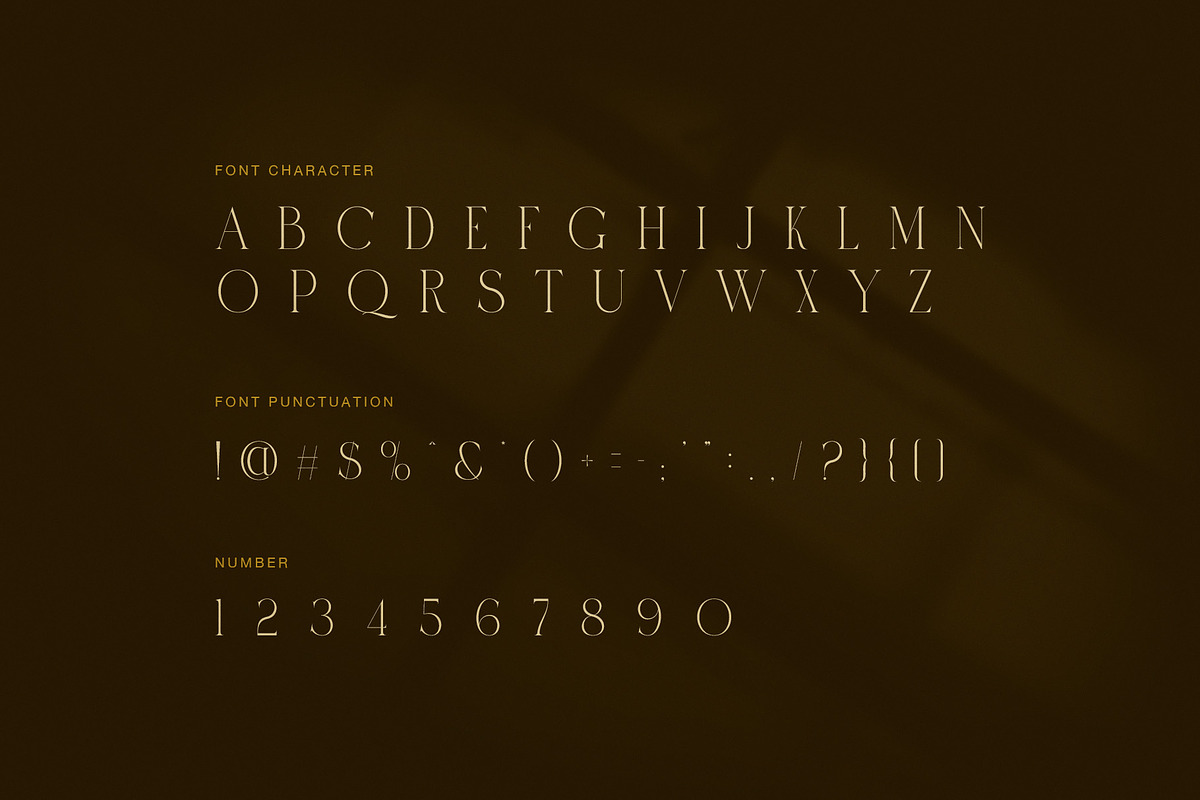 Mitra Macro Luxury Ligature Serif, a Serif Font by Graphicxell (Photo 7 of 8)
