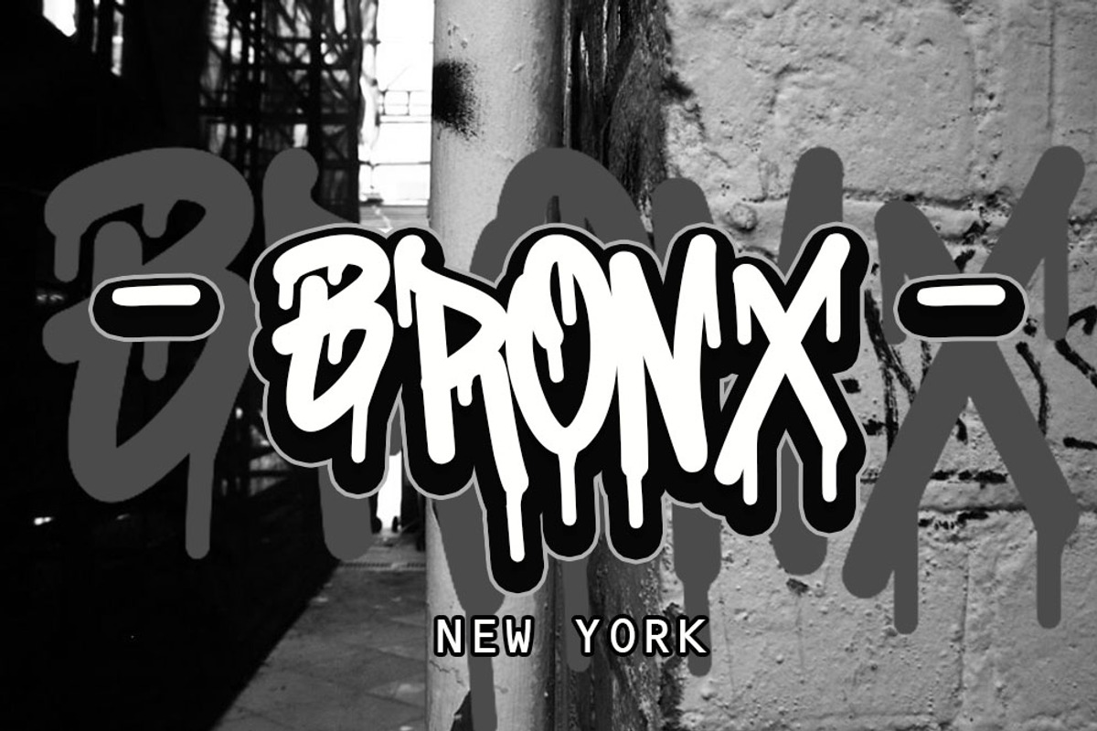 BOMBING GANG GRAFFITI BOLD FONT preview 3