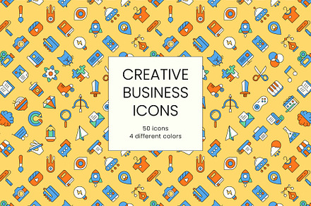 Creative Business Icons, an Outline Icon by Léo Alexandre