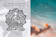 10 Items. Lotus Yoga Set, a Healthcare Illustration by anvinoart (Thumbnail 6 of 7)