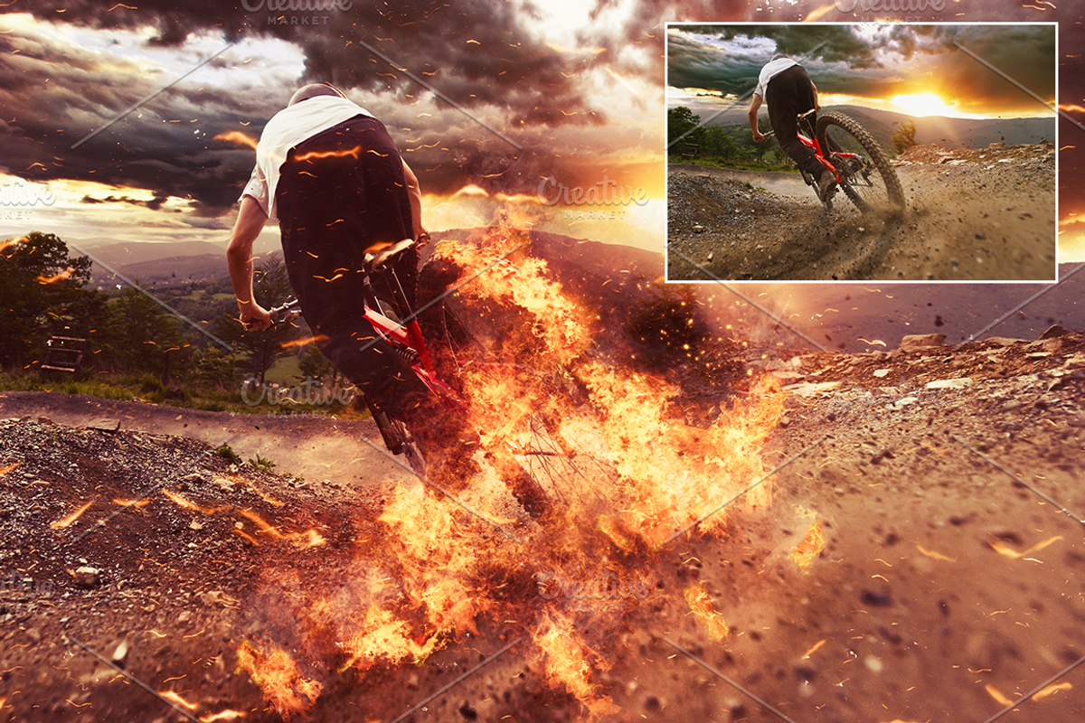 Fire Photoshop Action, an Action Add-On by LUXDesignStudios (Photo 5 of 7)