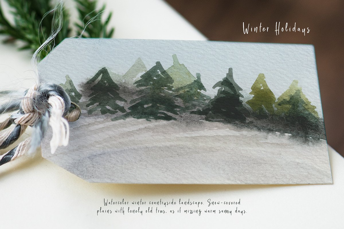 Winter Landscapes, a Seasonal Illustration by Design X0 (Photo 16 of 16)