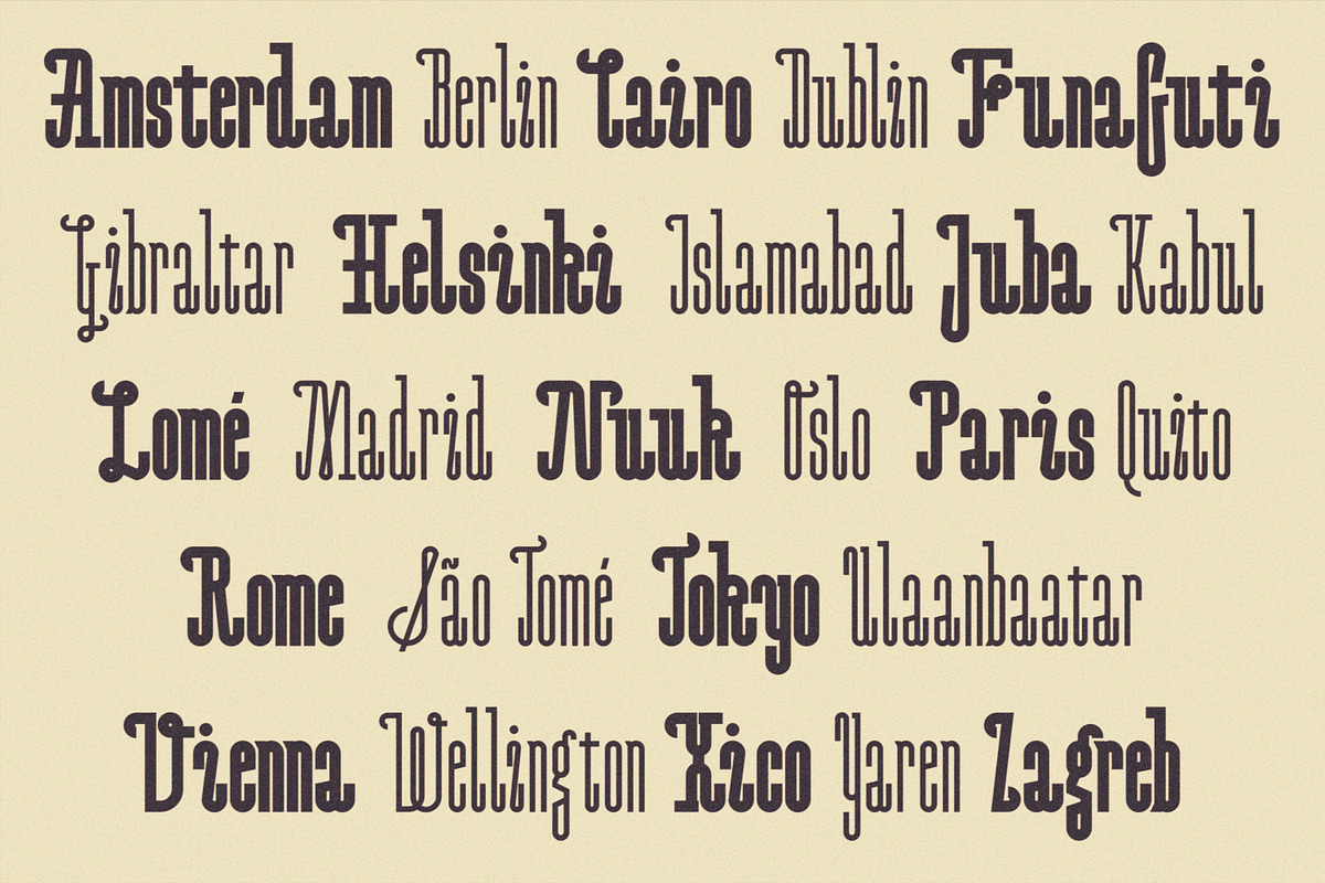 Vanilla Cream - Display Font, a Sans Serif Font by Suolahti Type (Photo 5 of 8)
