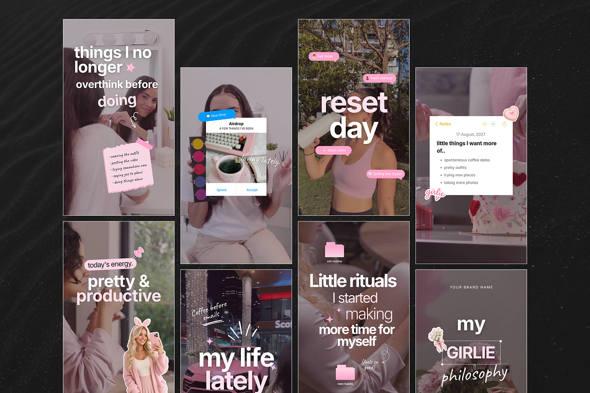 UGC iOS Reels Canva Templates, a Social Media Template by DigiPax (Photo 7 of 14)