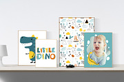 Dino set. Kids print & patterns, an Animal Illustration by Svitlana Kharchuk (Thumbnail 5 of 13)