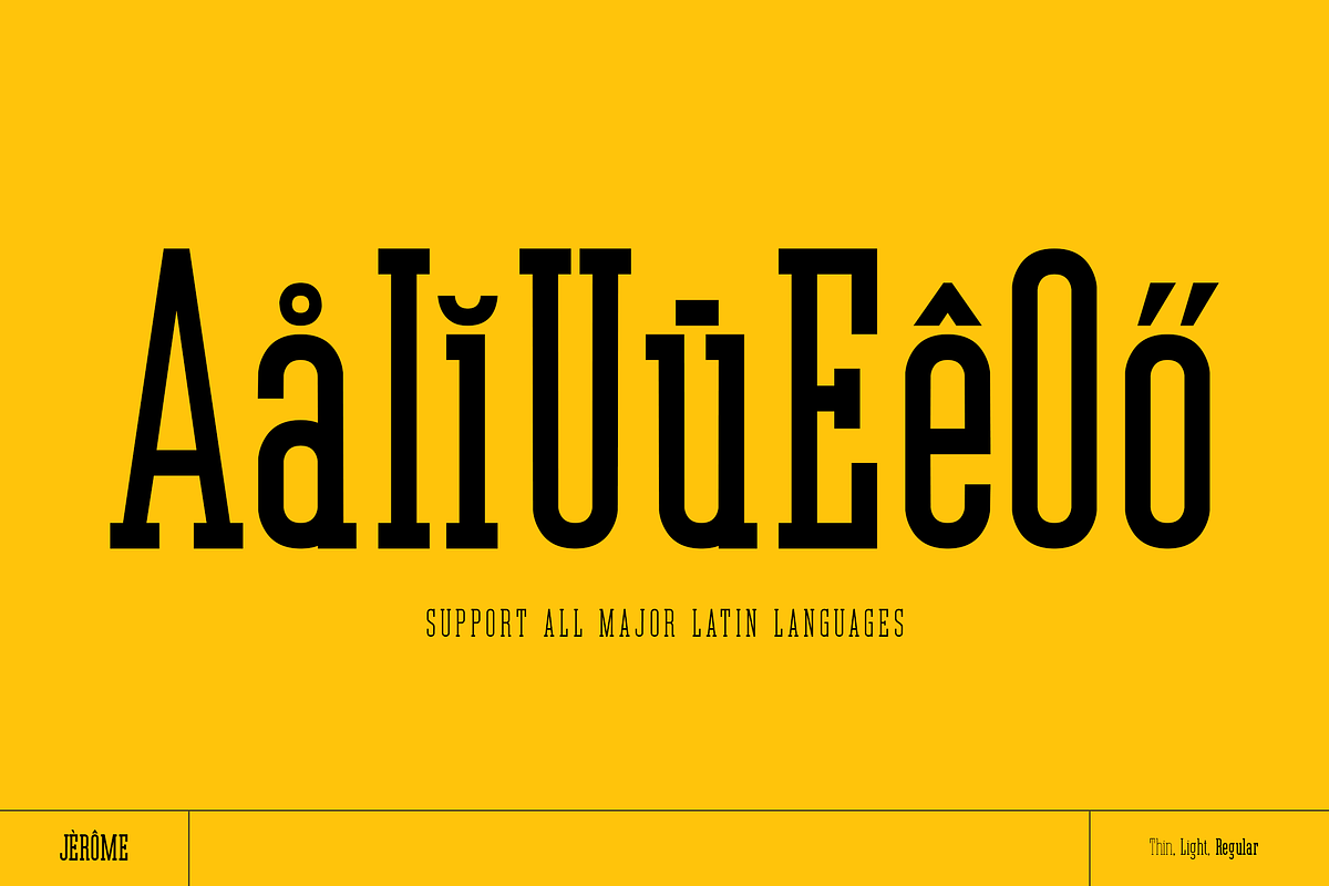 Jerome - Condensed Slab Serif, a Slab Serif Font by peterdraw (Photo 12 of 17)