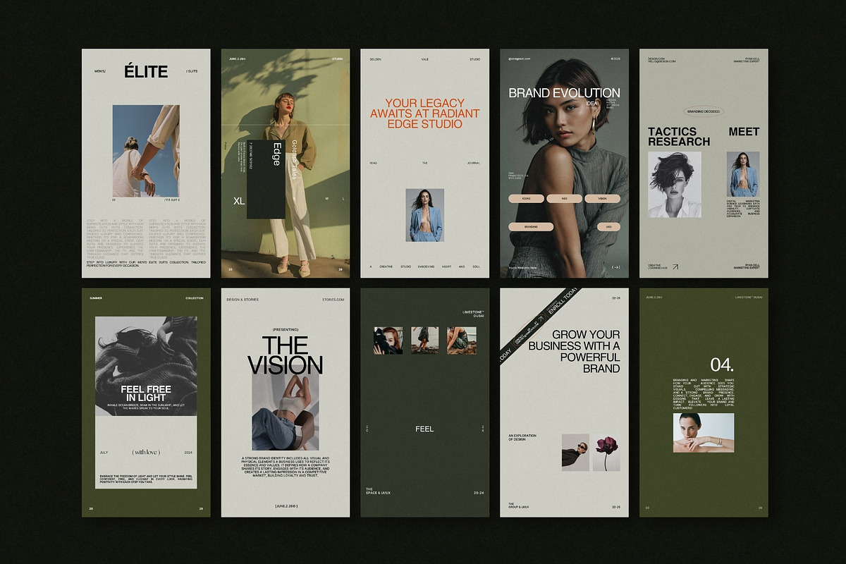 ZAVI | Social Media Kit Bundle, a Social Media Template by The Aesthetic Studio (Photo 6 of 10)