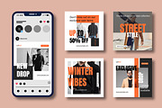 Fashion Social Media Template, a Social Media Template by MightyDesign (Thumbnail 2 of 8)