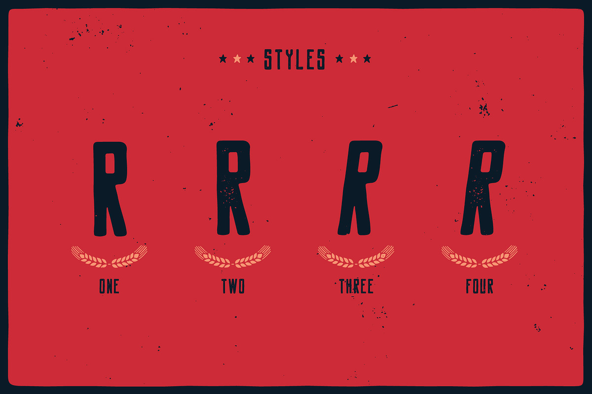The Vintage Wartime Collection, a Font by OPENCITYDESIGNCO (Photo 24 of 25)