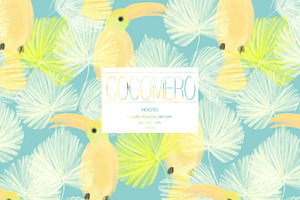 Cocomero, Luxury Tropical Pattern