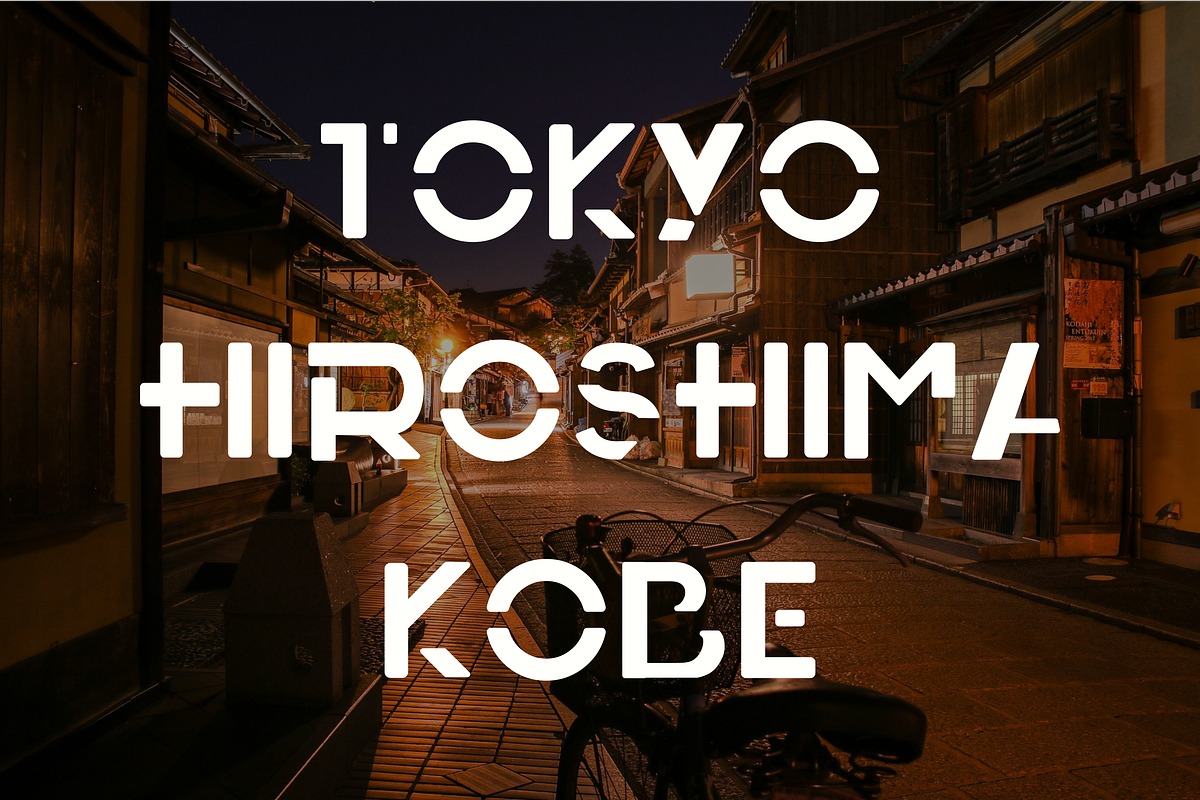Ablestar - Retro Futuristic Typefont, a Sans Serif Font by Zakazis (Photo 3 of 8)