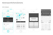 Kitchenware Pro - iOS Wireframe Kit, a Wireframe Template by WL (Thumbnail 4 of 5)