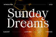 Sunday Dreams Serif Font, a Font by Compaq_Creative (Thumbnail 1 of 10)