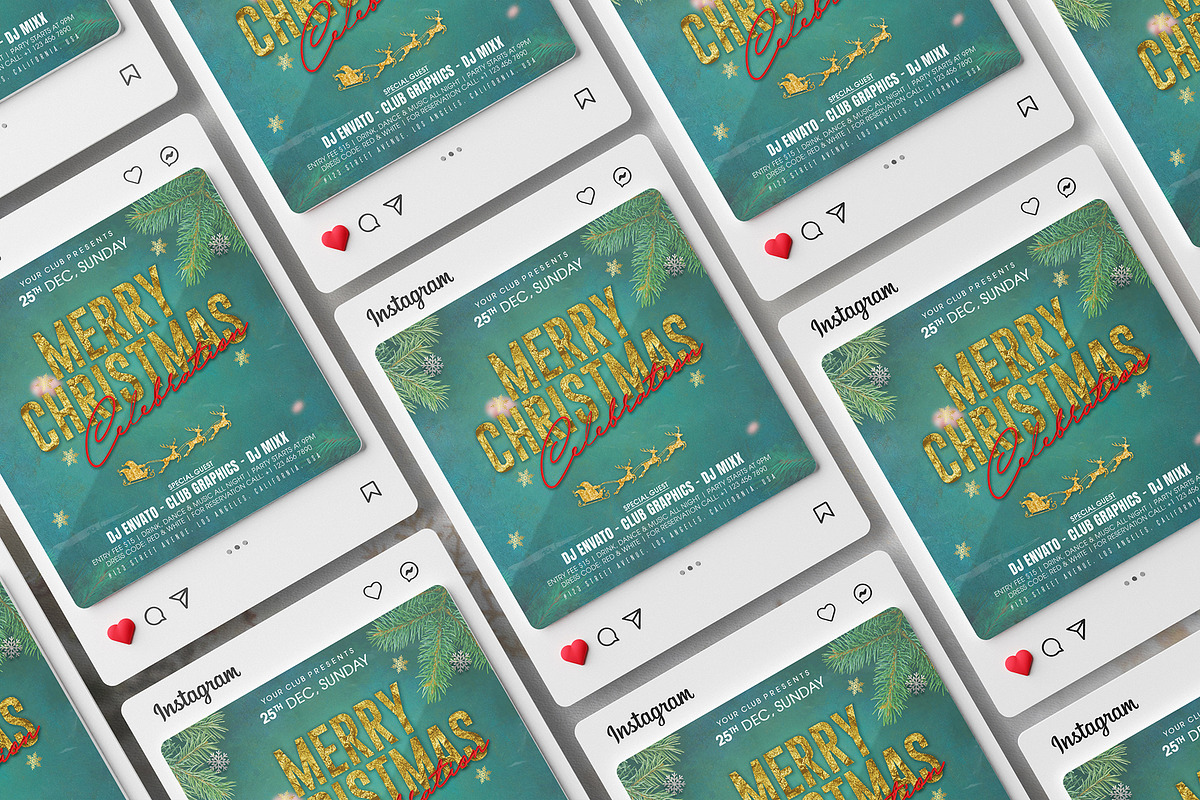 Christmas Flyer, a Stationery Template by DesignDevisers (Photo 7 of 8)