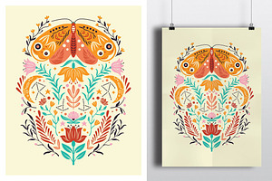 Night And Day Spring Illustration