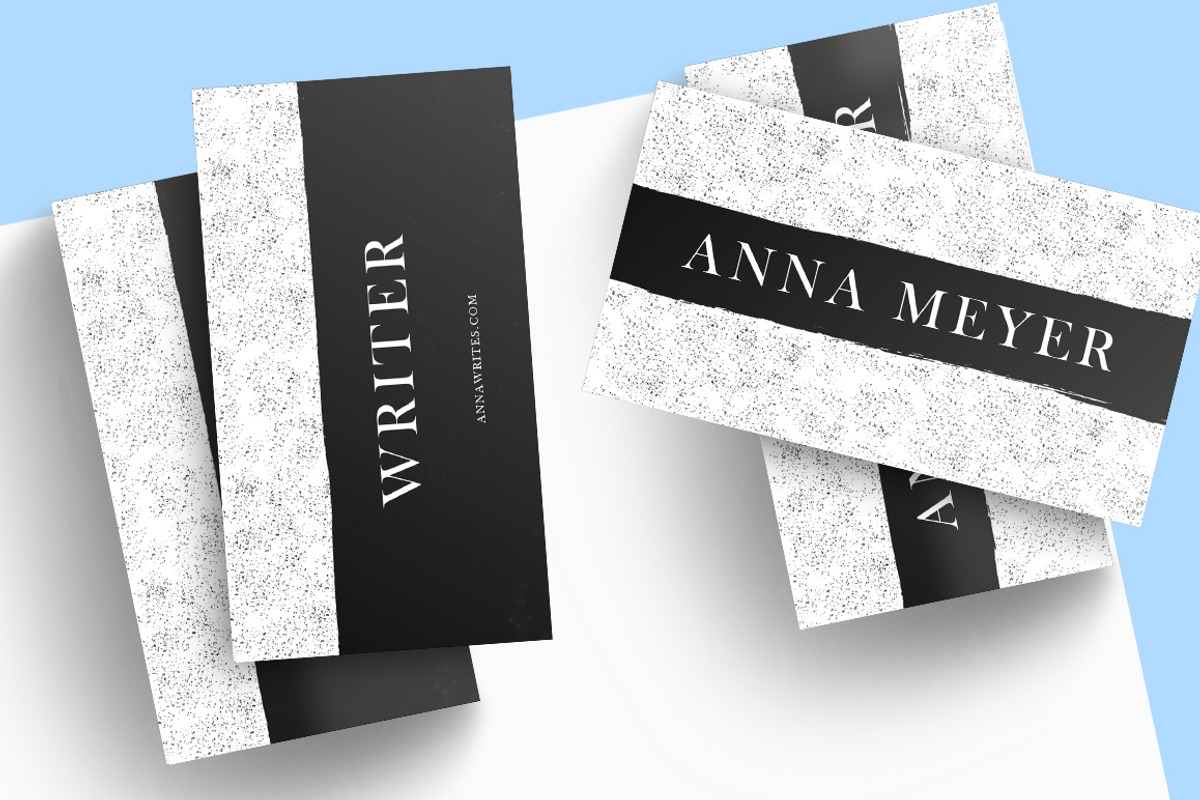 Modern Black And White Business Card, a Business Card Template by cadinera (Photo 2 of 5)