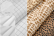 Textured Fabric Mockup, a Packaging Mockup by bazarova (Thumbnail 3 of 9)