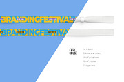 Fabric Wristband Mockup 350x15mm, an Apparel Mockup by easymock (Thumbnail 5 of 8)