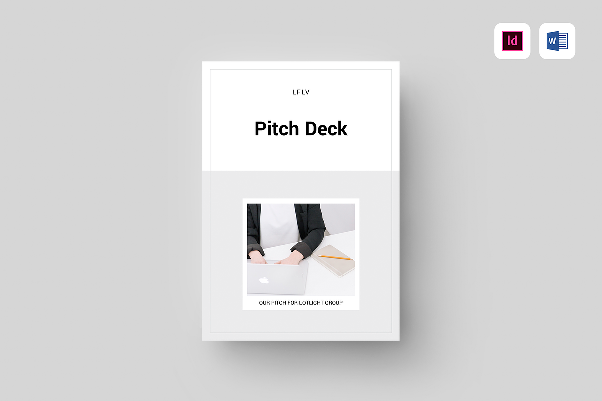Pitch Deck | MS Word & Indesign, a Marketing Template by Leaflove (Photo 1 of 10)
