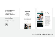 Armitage Digital Magazine Template, a Magazine Template by Christie Evenson (Thumbnail 3 of 9)