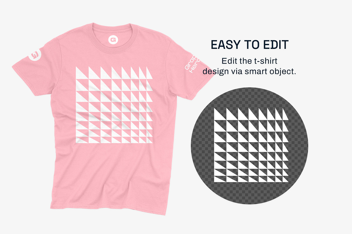 Gildan 64000 T-Shirts Mockups, a Shirt Mockup by GraphicHero (Photo 5 of 9)