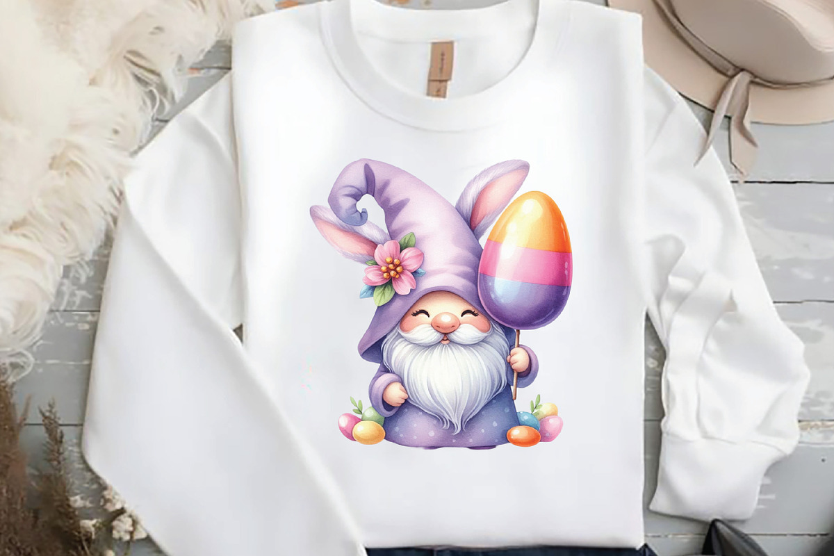 Watercolor Cute Easter Gnomes Clipar, an Illustration by DreamCafeArt (Photo 4 of 5)