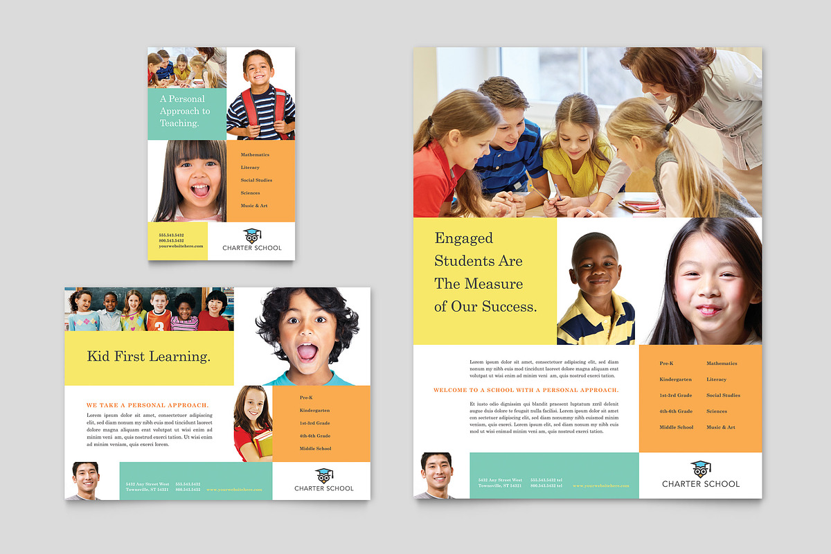 School Flyer Template, a Flyer Template by StockLayouts (Photo 3 of 3)
