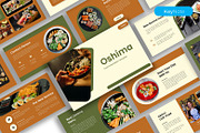 Oshima– Food Keynote Template, a Presentation Template by kreatifreya (Thumbnail 1 of 5)