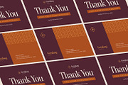 Gemilone - Thank You Card, a Print Template by Fannan Studio (Thumbnail 3 of 3)