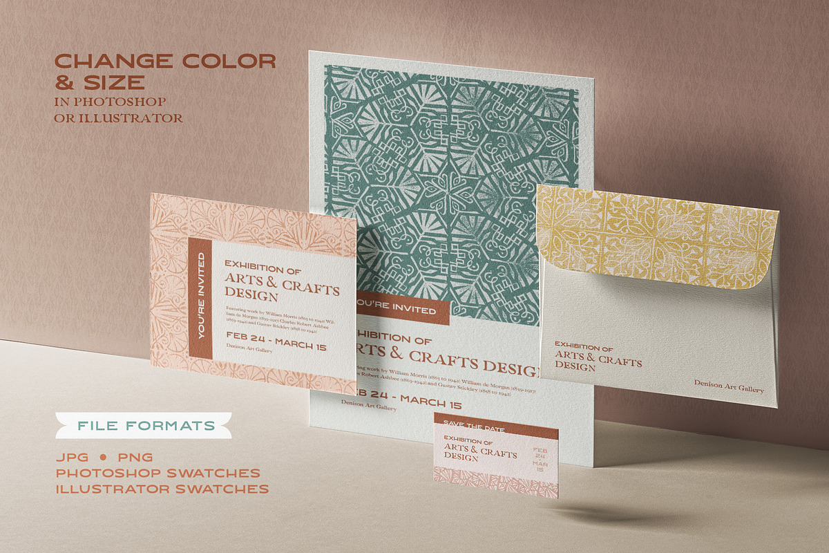 Textured Stamp Patterns, a Pattern Graphic by Anugraha Design (Photo 4 of 9)