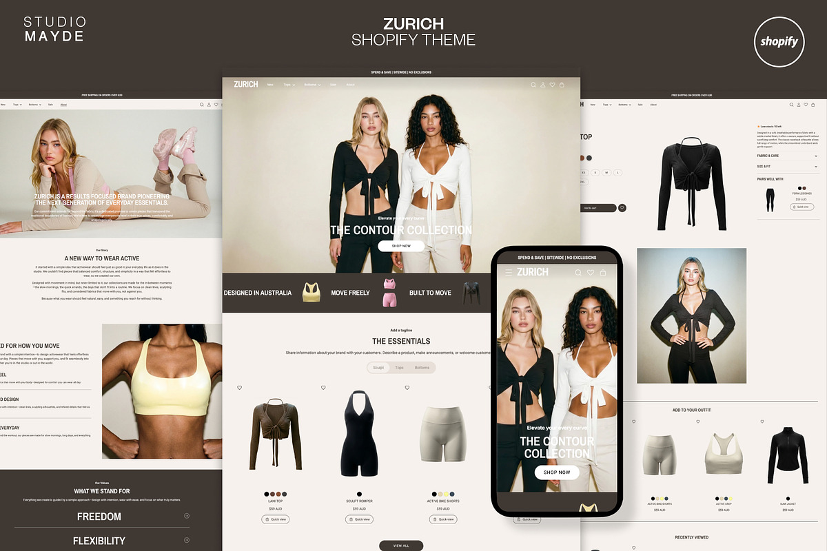 ZURICH 2.0 | Shopify Theme, a Shopify Template by Studio Mayde (Photo 1 of 8)