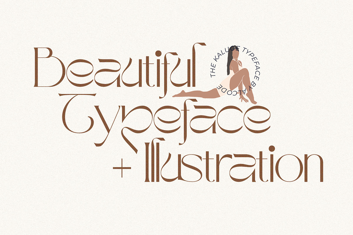 The Kaluge + BONUS ILLUSTRATIONS, a Serif Font by Alcode (Photo 5 of 23)