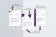 Letterhead Word Template Bundle, a Stationery Template by B2 Studio (Thumbnail 5 of 10)