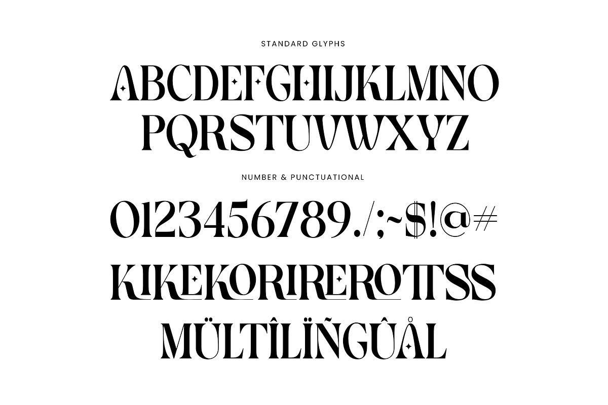 Garden Elegant Ligature Serif Font, a Serif Font by Graphicxell (Photo 7 of 7)