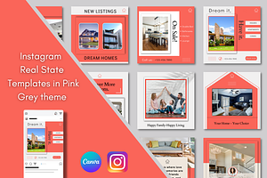 Instagram Real State Canva Templates