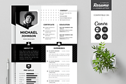 Resume Template | Canva | Word | PS, a Resume Template by Template Zone (Thumbnail 1 of 7)