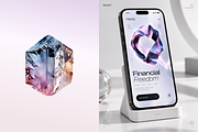 Futuristic Shapes | PNG Objects Pack, an Object Graphic by Lumeno (Thumbnail 4 of 8)
