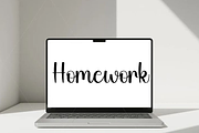 Hello Rainbow, a Handwritten Font by InermediaSTUDIO (Thumbnail 3 of 8)