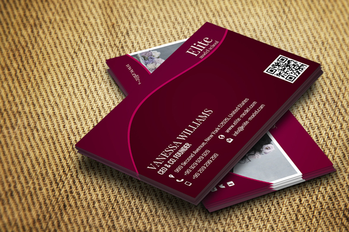 Model School Crad CM047, a Business Card Template by annozio (Photo 3 of 4)