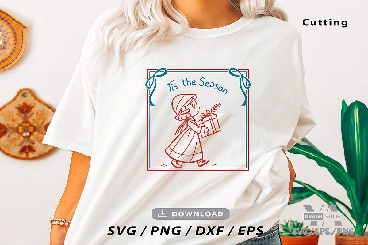 Christmas Frame Hand-drawn SVG Bundl, an Illustration by Ya_ Design Store (Photo 3 of 11)