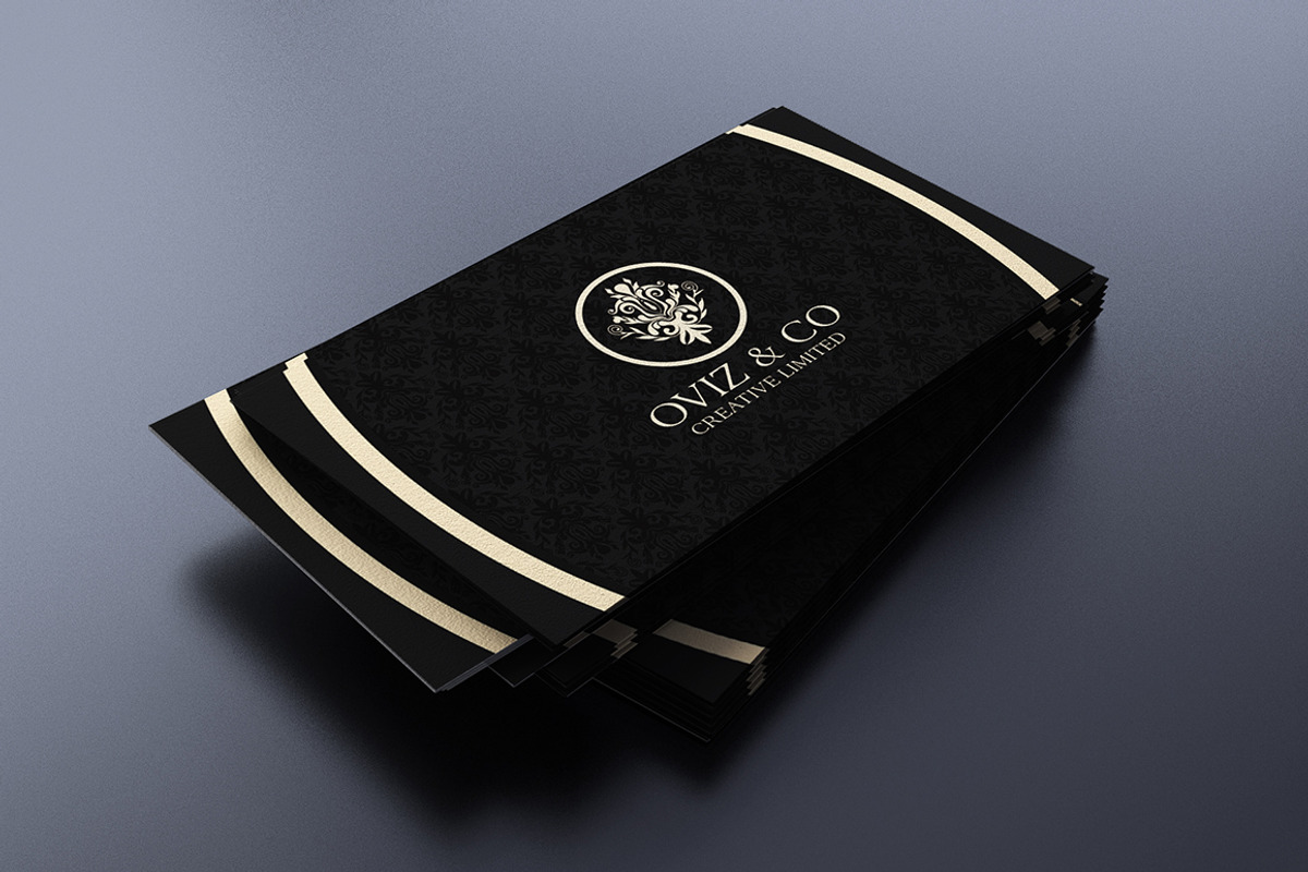 Gold And Black Business Card, a Business Card Template by Marvel (Photo 4 of 4)