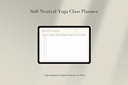 Minimalist Yoga Instructor Planner, a Stationery Template by batang (Thumbnail 2 of 5)