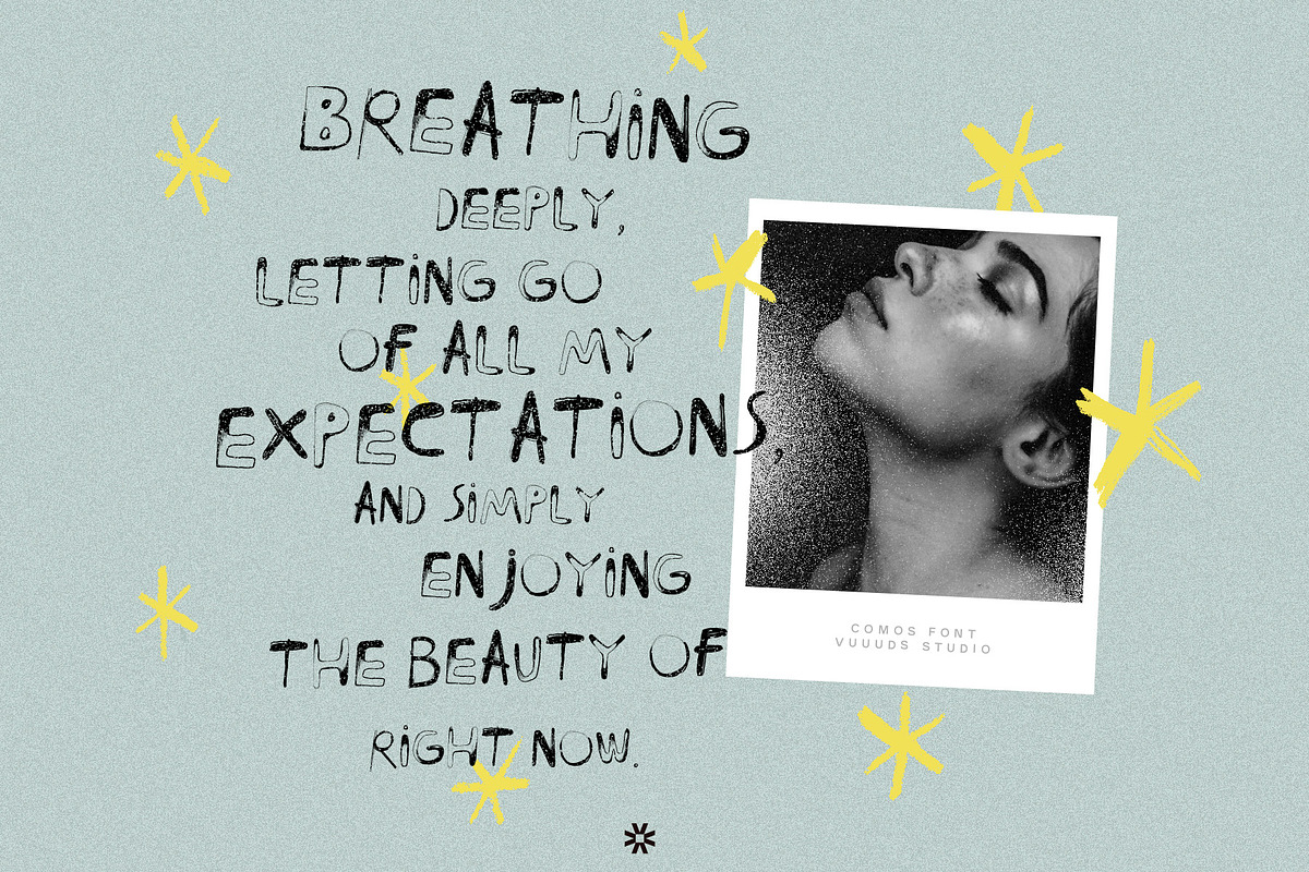 Comos, a Handwritten Font by vuuuds (Photo 5 of 10)