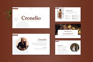 Cronelio - Google Slide Template