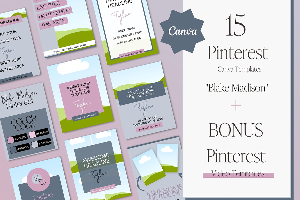 Canva DIY Brand Blake Madison, a Branding & Logo Template by Brand & Palms (Photo 15 of 17)